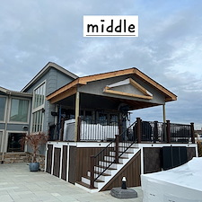Created Beautiful New Canopies and Portico in a Home in South Merrick 10